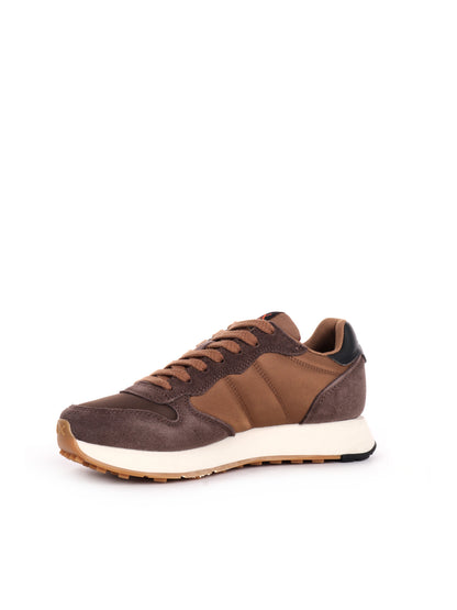 SNEAKER JAKI BICOLOR SUN68 DA UOMO MARRONE