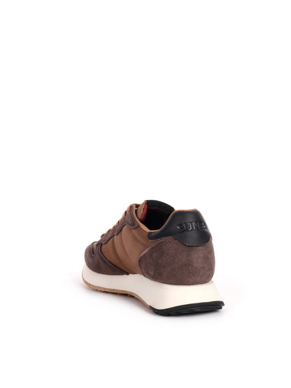 SNEAKER JAKI BICOLOR SUN68 DA UOMO MARRONE