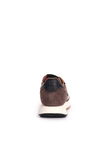 SNEAKER JAKI BICOLOR SUN68 DA UOMO MARRONE