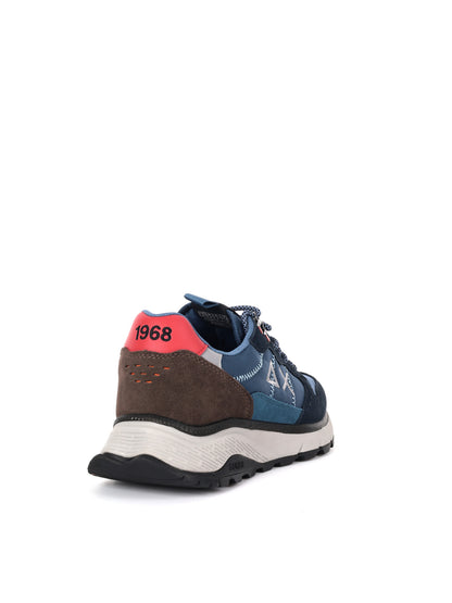 SNEAKER FIRE CAMPING SUN68 DA UOMO BLU