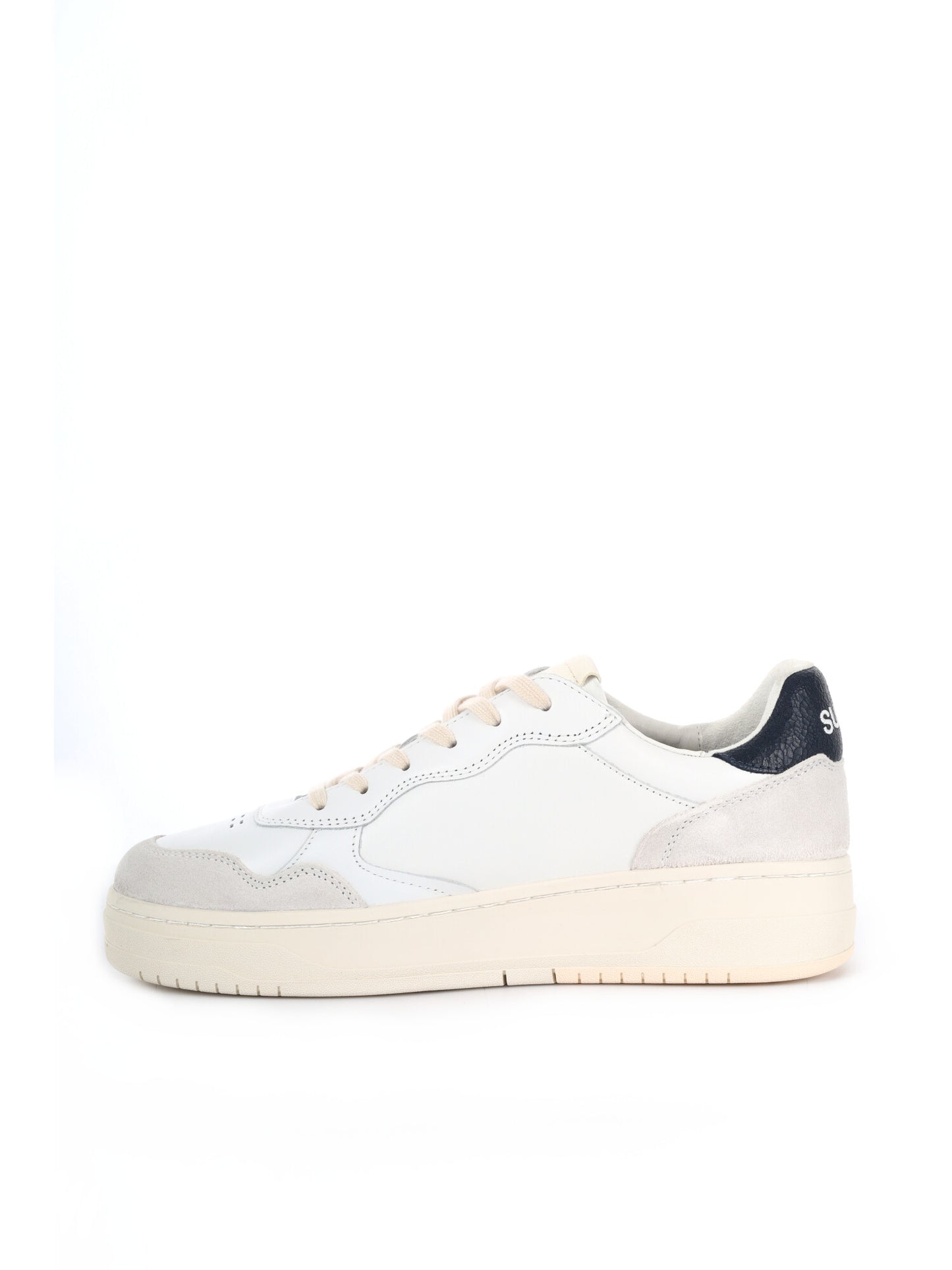 SNEAKER BIG BASKET SUN68 DA UOMO BIANCO