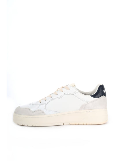 SNEAKER BIG BASKET SUN68 DA UOMO BIANCO