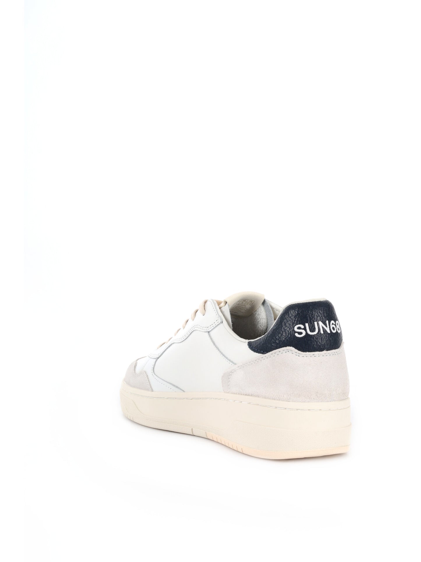 SNEAKER BIG BASKET SUN68 DA UOMO BIANCO