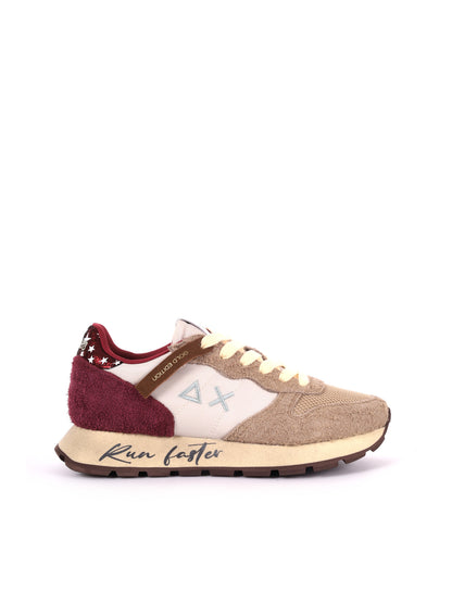 SNEAKER ALLY VINTAGE SUN68 DA DONNA BEIGE