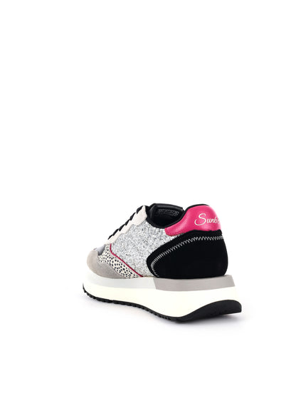 SNEAKER BIG ALLY GLITTER SUN68 DA DONNA ARGENTO