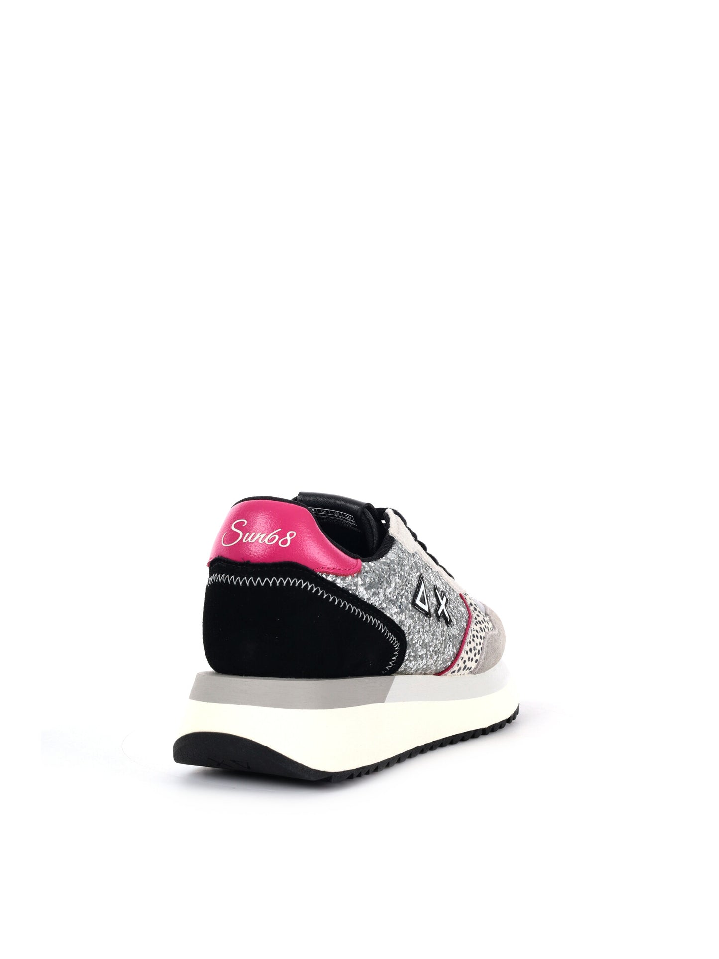 SNEAKER BIG ALLY GLITTER SUN68 DA DONNA ARGENTO