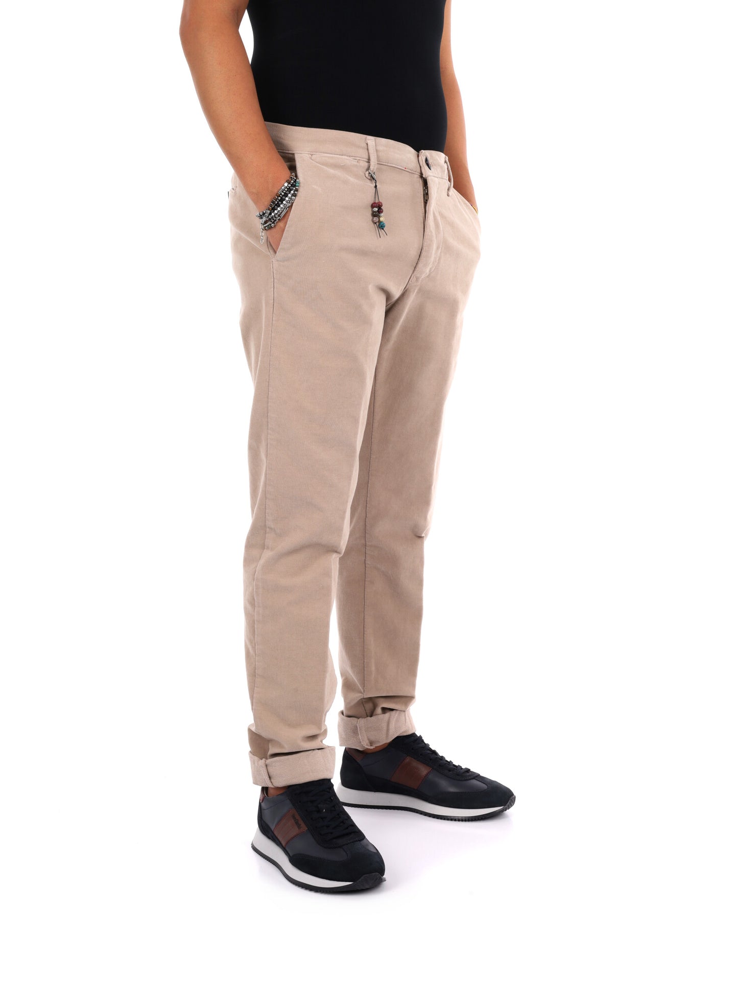 Fb Zagato Be Ch, pantalone da uomo beige