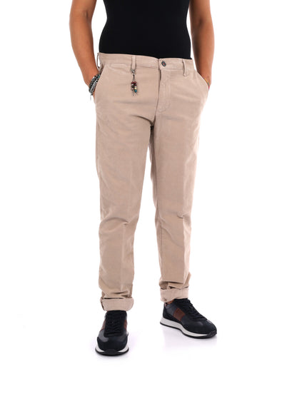 Fb Zagato Be Ch, pantalone da uomo beige