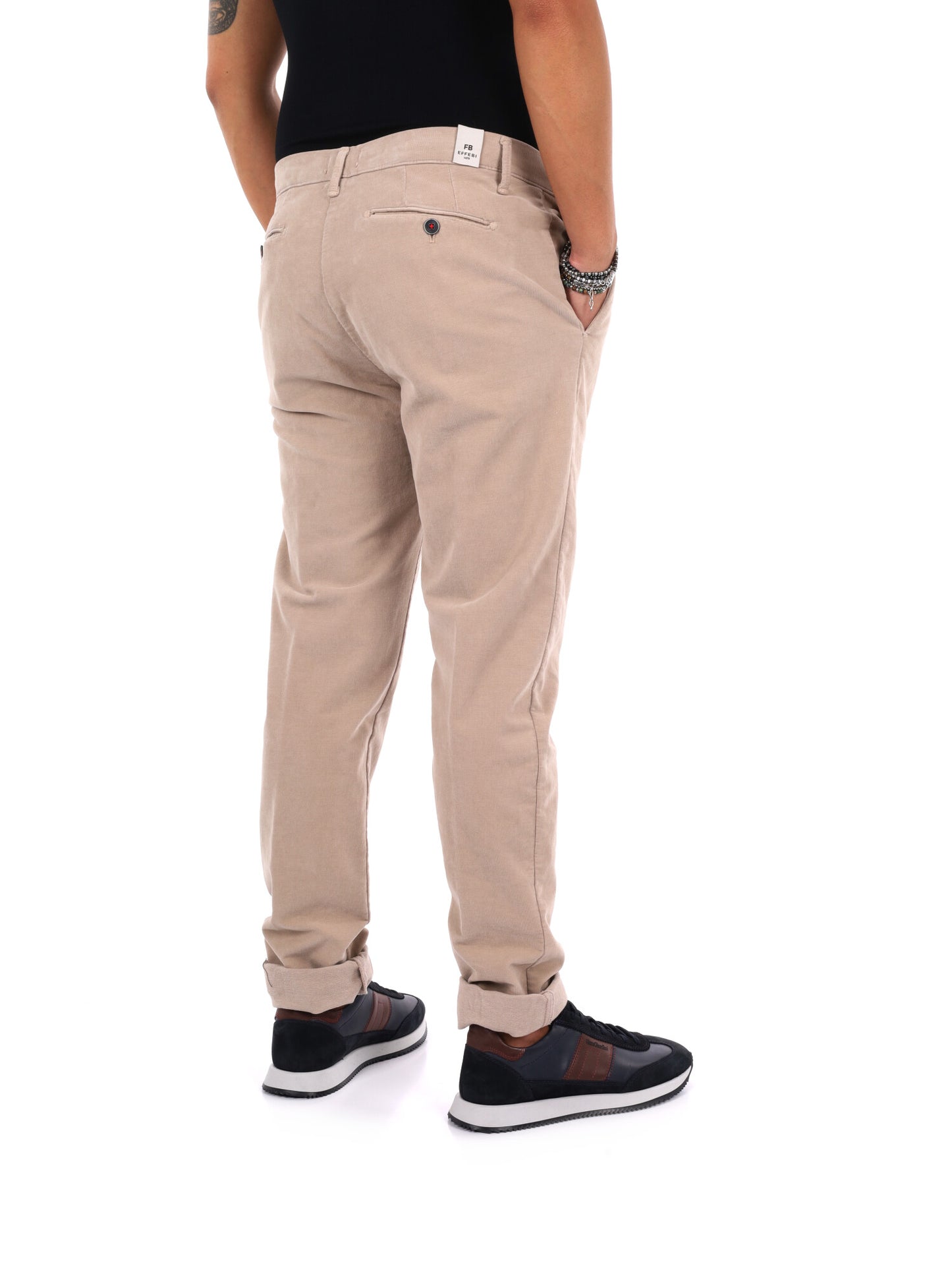 Fb Zagato Be Ch, pantalone da uomo beige