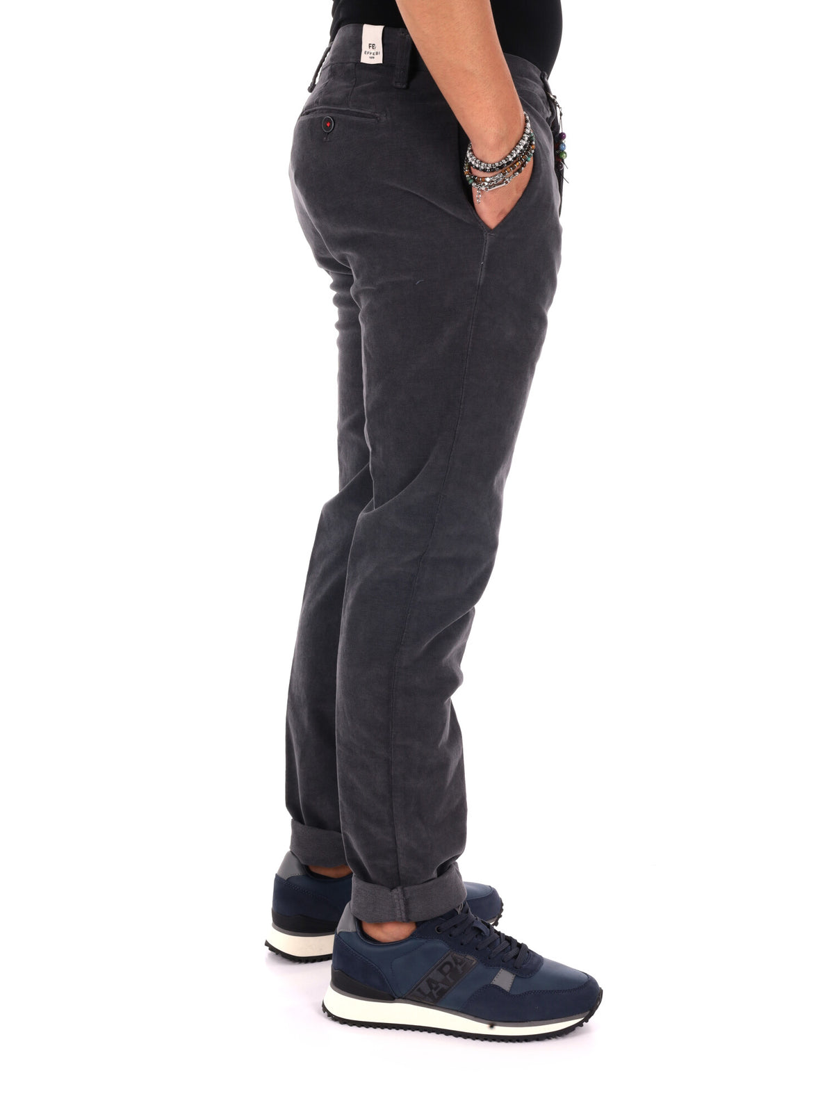 Fb Zagato Ferro, pantalone da uomo grigio