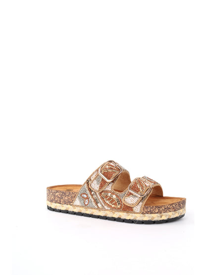 Sandalo beige da donna Clyo', elegante e versatile per ogni occasione