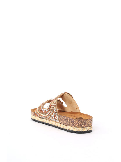 Sandalo beige da donna Clyo', elegante e versatile per ogni occasione