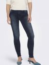 ONLY BLUSH MID SKINN - DENIM BLACK