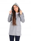 CAPPOTTO CON CAPPUCCIO EFFEPI DONNA GRIGIO