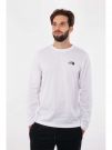 T-SHIRT A MANICA LUNGA SIMPLE DOME THE NORTH FACE UOMO BIANCO