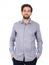 CAMICIA ALLISTE FB UOMO BIANCO-BLU