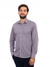 CAMICIA PRISMA FB UOMO BLU-ROSSO