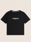 T-SHIRT MOVEMENT FREDDY DONNA NERO