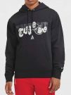 FELPA CON CAPPUCCO FLEECE DA BASKET NIKE UOMO NERO