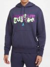 FELPA CON CAPPUCCO FLEECE DA BASKET NIKE UOMO VIOLA