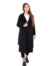 CAPPOTTO CON CINTA EFFEPI DONNA NERO