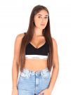 BRALETTE LIFT CALVIN KLEIN JEANS DA DONNA NERO