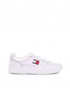 SNEAKERS CUPSOLE LEAT TOMMY JEANS UOMO BIANCO