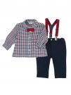 CHICCO SET CAMICIA+P - BLU-ROSSO