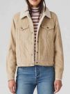 GIUBBINO SHERPA LEVI'S DA DONNA BEIGE