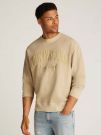 FELPA GIROCOLLO VINTAGE TOMMY HILFIGER DA UOMO BEIGE