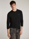 T-SHIRT MANICA LUNGA SLIM TOMMY HILFIGER DA UOMO NERO