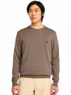 MAGLIA IN COTONE TIMBERLAND UOMO CIOCCOLATO