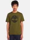 T-SHIRT STAMPA LOGO TIMBERLAND UOMO OLIVA