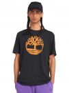 T-SHIRT STAMPA LOGO TIMBERLAND UOMO NERO