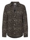 JDY ZOEY L/S V NECK - LEOPARDO