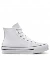 SNEAKERS CONVERSE CHUCK TAYLOR LIFT HIGH TOP DONNA BIANCO