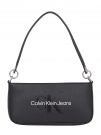 BORSA A SPALLA SCULPTED CALVIN KLEIN JEANS DONNA NERO