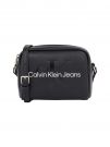 BORSA SCULPTED CAMERA B CALVIN KLEIN DONNA NERO