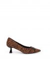 DECOLLETE' CON FIBBIA CLIO' DONNA  LEOPARDO