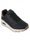 SNEAKERS UNO SUITED ON AIR SKECHERS UOMO NERO