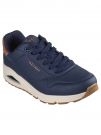 SNEAKERS UNO SUITED ON AIR SKECHERS UOMO BLU