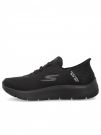 SKECHERS UOMO GO WALK SLIP-INS - NERO