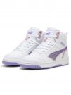 SNEAKERS REBOUND V6 MID PUMA RAGAZZA BIANCO-VIOLA