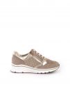 SNEAKERS CON ZIP GLAM SHOELAB DONNA BEIGE