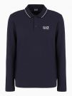 POLO MANICA LUNGA EMPORIO ARMANI 7 DA UOMO BLU