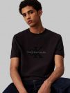 T-SHIRT CON MONOGRAMMA CALVIN KLEIN DA UOMO NERO