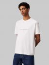 T-SHIRT CON MONOGRAMMA CALVIN KLEIN DA UOMO AVORIO