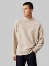 MAGLIA BOUCLÉ CALVIN KLEIN JEANS UOMO BEIGE