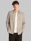 CAMICIA OVERSHIRT CALVIN KLEIN JEANS UOMO BEIGE