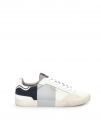 SNEAKERS LANE PRINT PEPE JEANS UOMO BIANCO-BLU